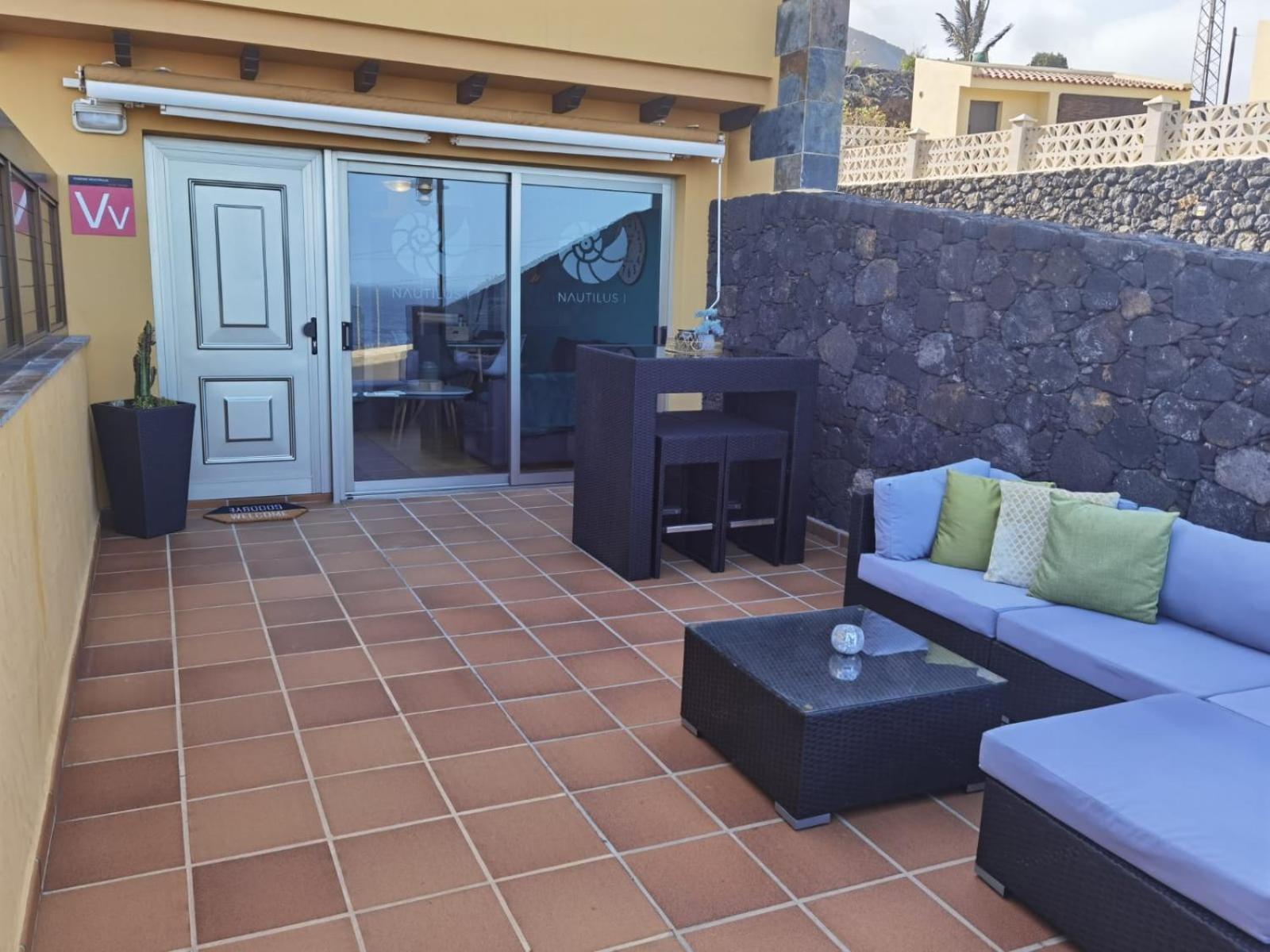 Ferienwohnung Nautilus I: Casa Con Terraza Y Vistas Al Mar La Caleta  Exterior foto